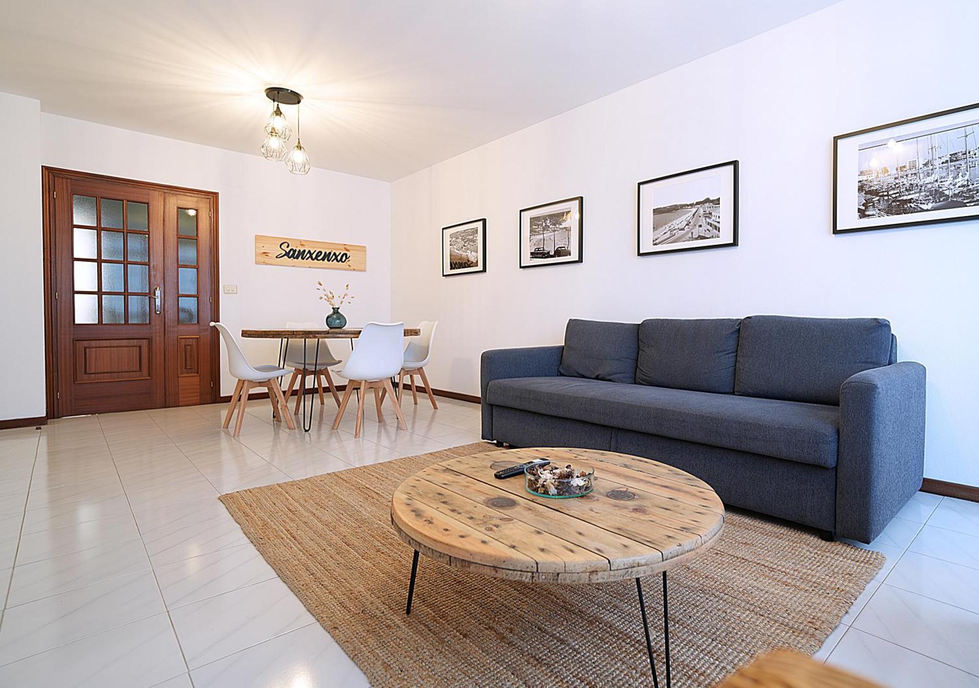 Apartamento De Playa En Sanxenxo Con Parking Lägenhet Exteriör bild