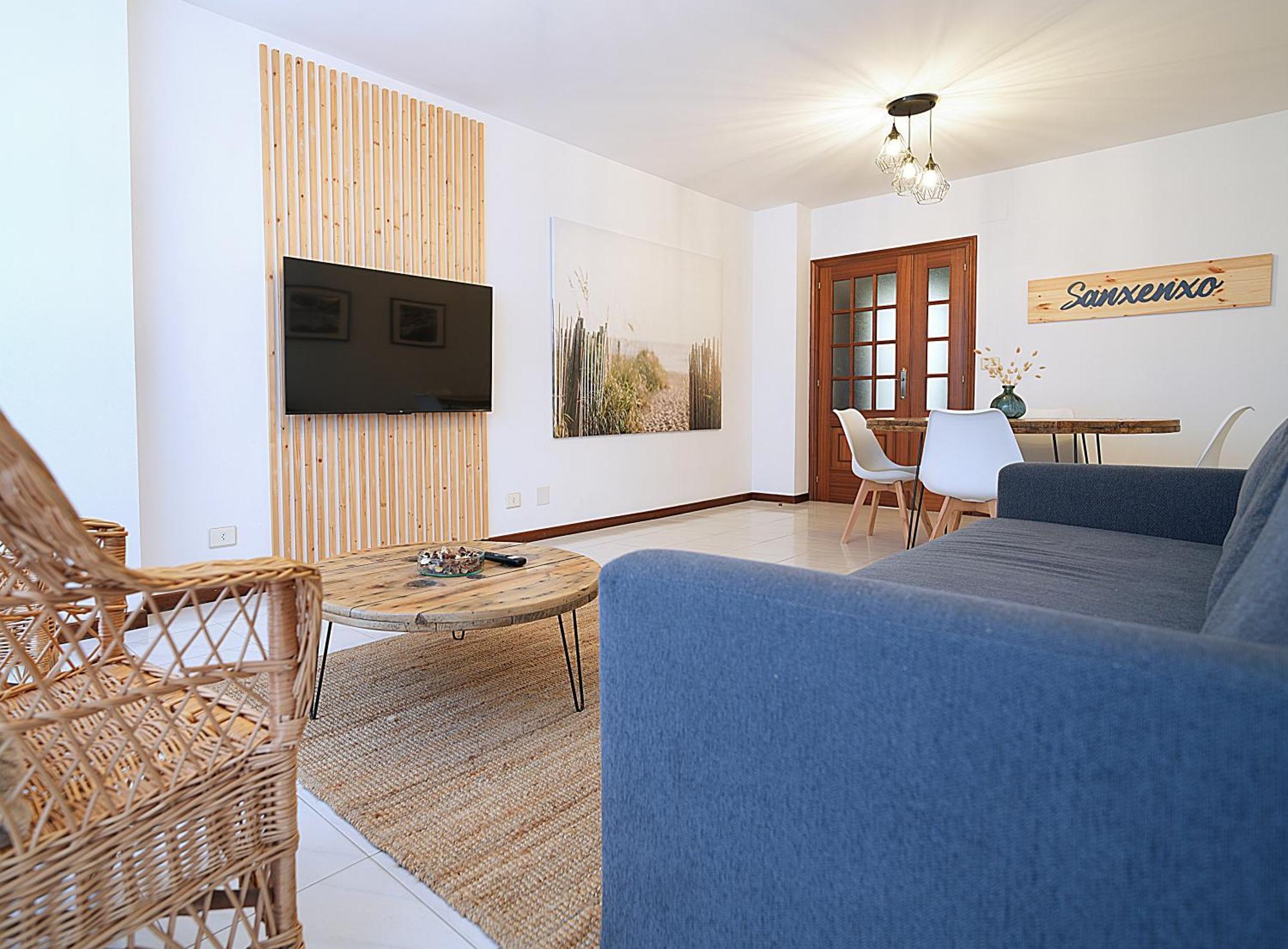 Apartamento De Playa En Sanxenxo Con Parking Lägenhet Exteriör bild